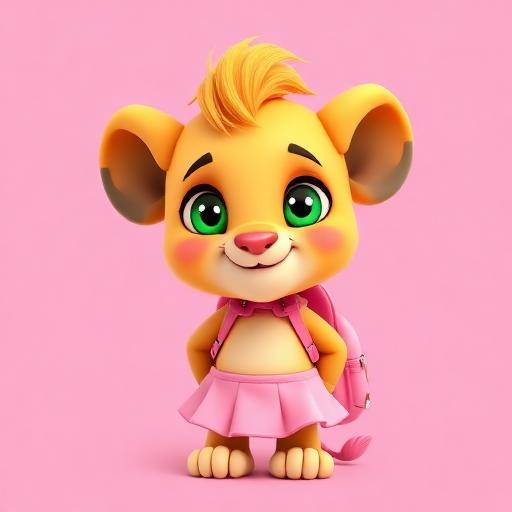 Luna, La petite lionne curieuse